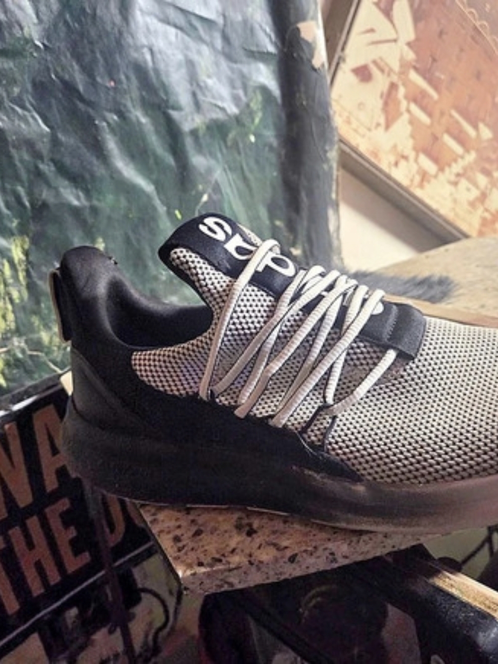 adidas Tubular Shadow Knit Men's Black & Gray Sneakers